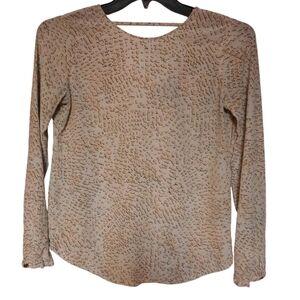 White House Black Market Silk Blouse Size 2